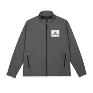 Minimal Mountain Landscape Jacket | Soft Shell Jacket