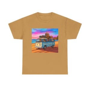 Surf Van Sunset T-Shirt — Family Road Trip Beach Vibes Tee
